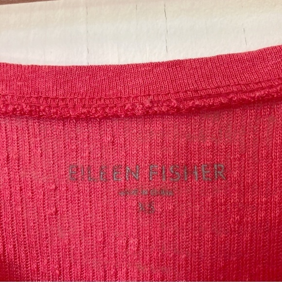Eileen Fisher Linen Jersey Top - Picture 4 of 7